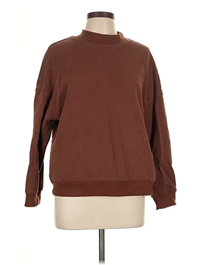 Pre-owned Zesica Sweatshirt In Brown