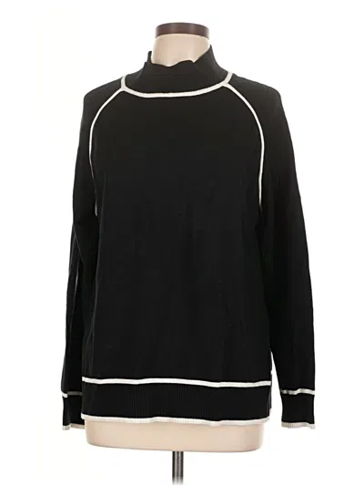 Pre-owned Zesica Turtleneck Sweater In Black