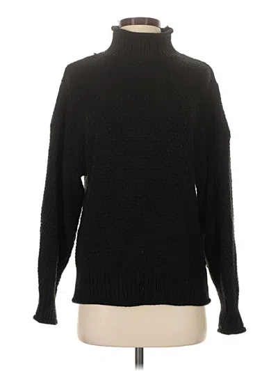 Pre-owned Zesica Turtleneck Sweater In Black