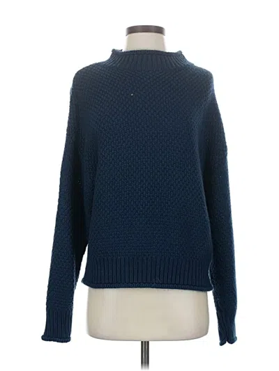Pre-owned Zesica Turtleneck Sweater In Blue