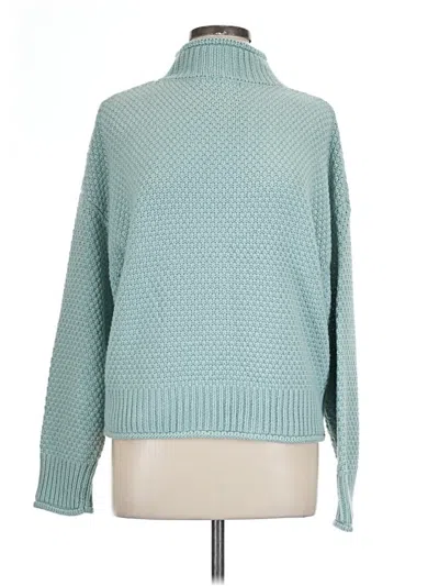 Pre-owned Zesica Turtleneck Sweater In Blue