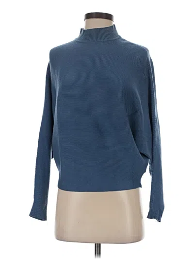 Pre-owned Zesica Turtleneck Sweater In Blue