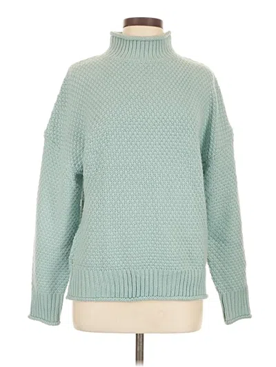 Pre-owned Zesica Turtleneck Sweater In Blue
