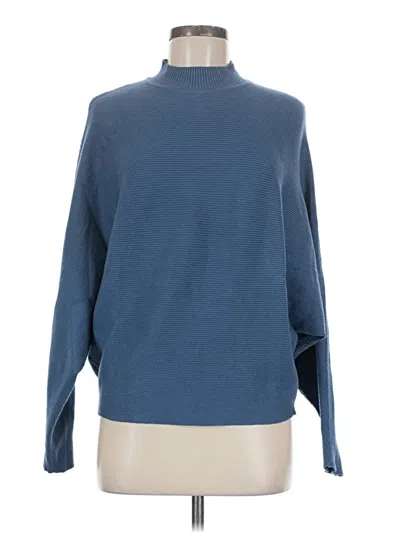 Pre-owned Zesica Turtleneck Sweater In Blue