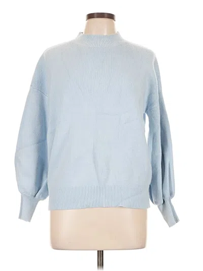 Pre-owned Zesica Turtleneck Sweater In Blue