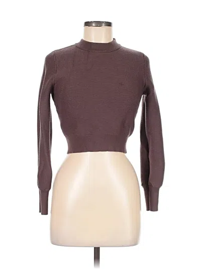 Pre-owned Zesica Turtleneck Sweater In Brown