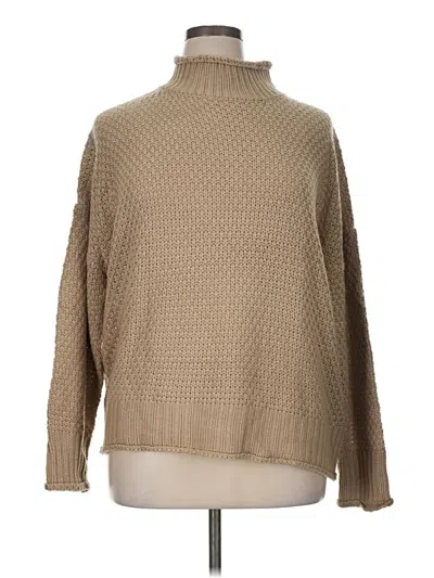 Pre-owned Zesica Turtleneck Sweater In Brown
