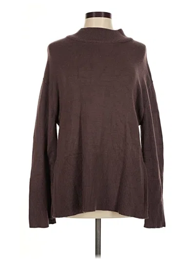 Pre-owned Zesica Turtleneck Sweater In Brown