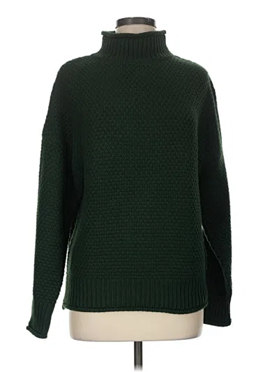 Pre-owned Zesica Turtleneck Sweater In Green