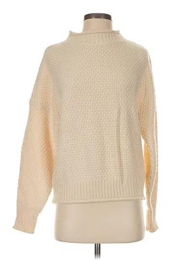 Pre-owned Zesica Turtleneck Sweater In Ivory