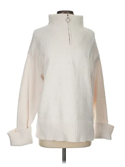 Pre-owned Zesica Turtleneck Sweater In Ivory
