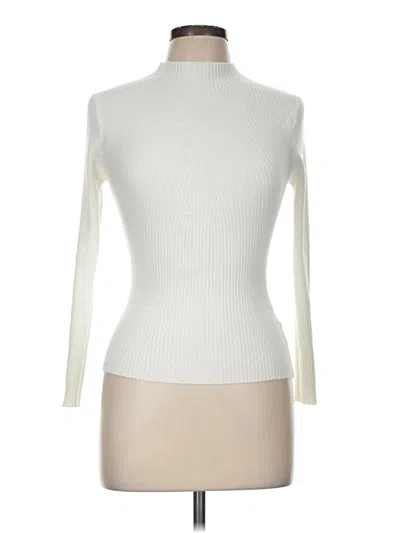 Pre-owned Zesica Turtleneck Sweater In Ivory