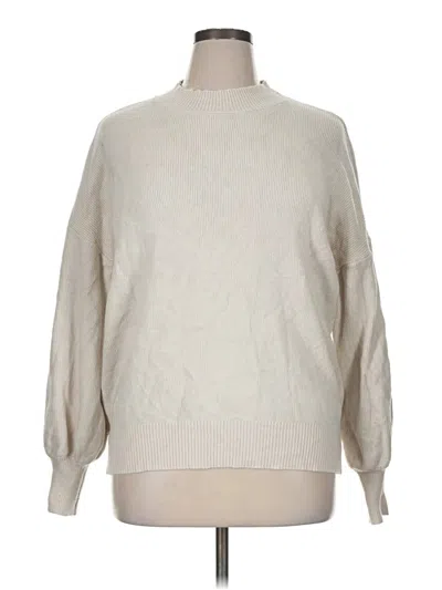 Pre-owned Zesica Turtleneck Sweater In Ivory