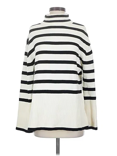 Pre-owned Zesica Turtleneck Sweater In Ivory
