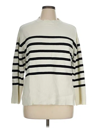 Pre-owned Zesica Turtleneck Sweater In Ivory