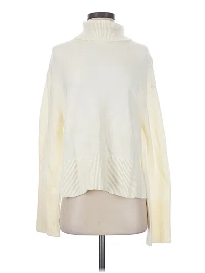 Pre-owned Zesica Turtleneck Sweater In Ivory