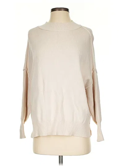 Pre-owned Zesica Turtleneck Sweater In Ivory