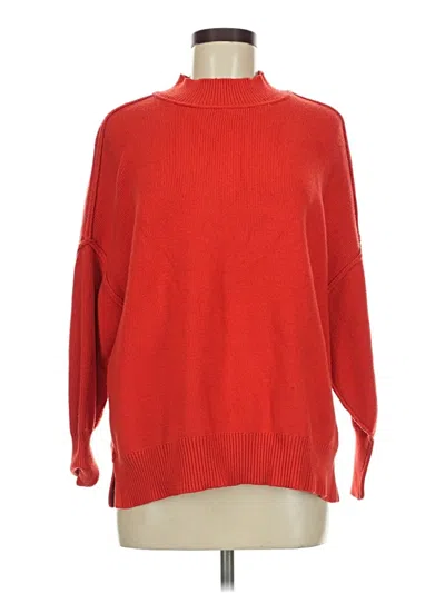 Pre-owned Zesica Turtleneck Sweater In Red