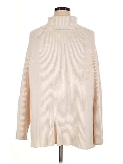 Pre-owned Zesica Turtleneck Sweater In Tan