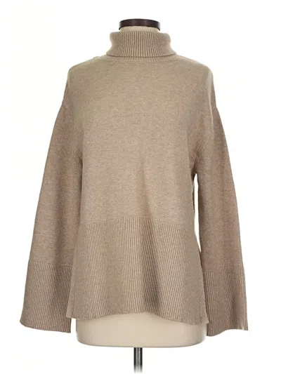 Pre-owned Zesica Turtleneck Sweater In Tan