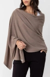 Zestt Organics The Dreamsoft Organic Cotton Travel Scarf In Brown