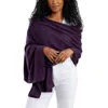 Zestt Organics The Dreamsoft Organic Cotton Travel Scarf In Purple