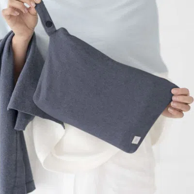 Zestt Organics The Dreamsoft Travel Scarf Carry Pouch In Blue