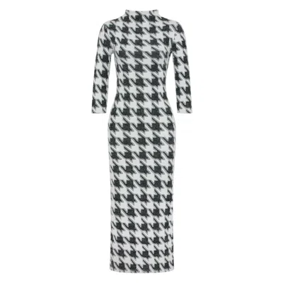 Zetaye Women's Blaire Sweater Maxi Dress / White