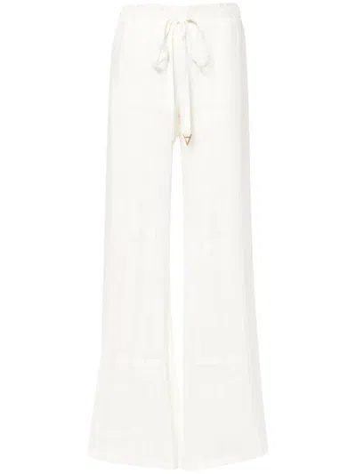 Zeus + Dione Alcestes Wide-leg Trousers In 中性色