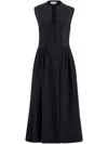 Zeus + Dione Fermeli Midi Dress In Black