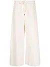 Zeus + Dione Four-pocket Drawstring-waist Culottes In Neutrals