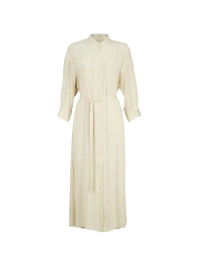 Zeus + Dione Maira Midi Dress In Neutral