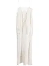 Zeus + Dione Pomaki Sleeveless Silk Dress In Neutrals