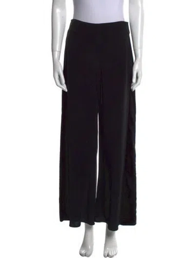Pre-owned Zeus + Dione Wide Leg Pants In Black