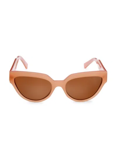 Zeus + Dione Women's Iokasti 54mm Cat Eye Sunglasses In Dusty Pink