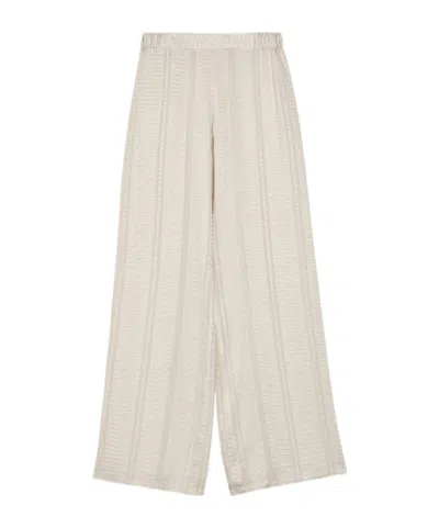 Zeusdione Alcestes Elastic Waist Casual Trousers In Neutral