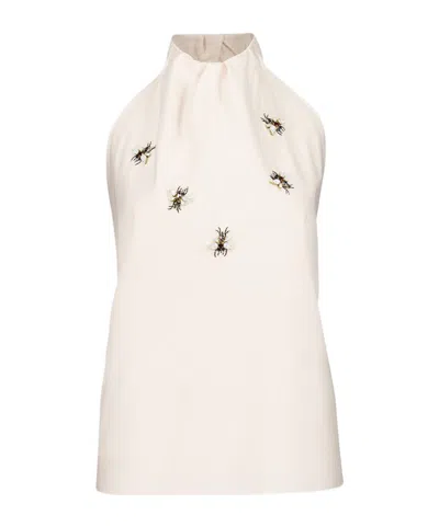 Zeusdione Backless Tops In Sand