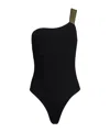 Zeusdione One Shoulder Swimsuit In Multi
