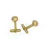 Zeworks Men's Gold Moon Cufflinks In Gold