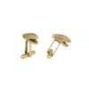 Zeworks Men's Gold Naga Cufflinks In Gold