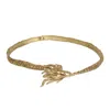 Zeworks Women's Gold Dragon Choker In Gold