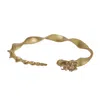 Zeworks Women's Gold Dragon Sari Burma Bracelet In Gold