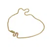 Zeworks Women's Gold Naga Necklace In Gold