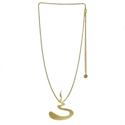Zeworks Women's Gold Sahara Blues – Mami Handcrafted Brass Necklace