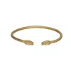 Zeworks Women's Gold Serpent Bracelet In Gold