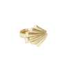 Zeworks Women's Gold Sy Wings Ring In Gold