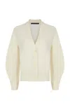 Zeynep Arcay Cashmere Cardigan In White