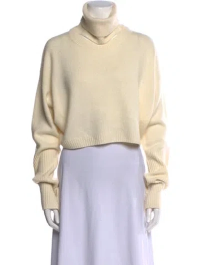 Pre-owned Zeynep Arcay Cashmere Turtleneck Sweater In Blue