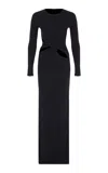 Zeynep Arcay Jersey Maxi Dress In Black