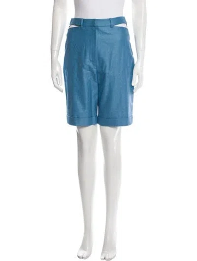 Pre-owned Zeynep Arcay Knee-length Shorts In Blue